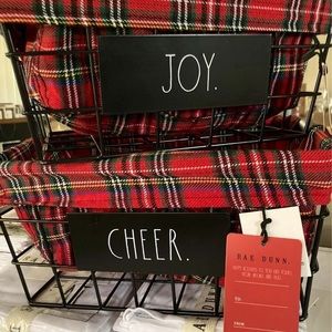 Rae Dunn Holiday CHEER & JOY Baskets